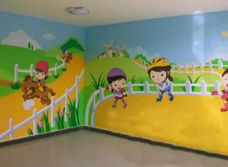 常熟幼儿园墙体彩绘制作流程及注意事项