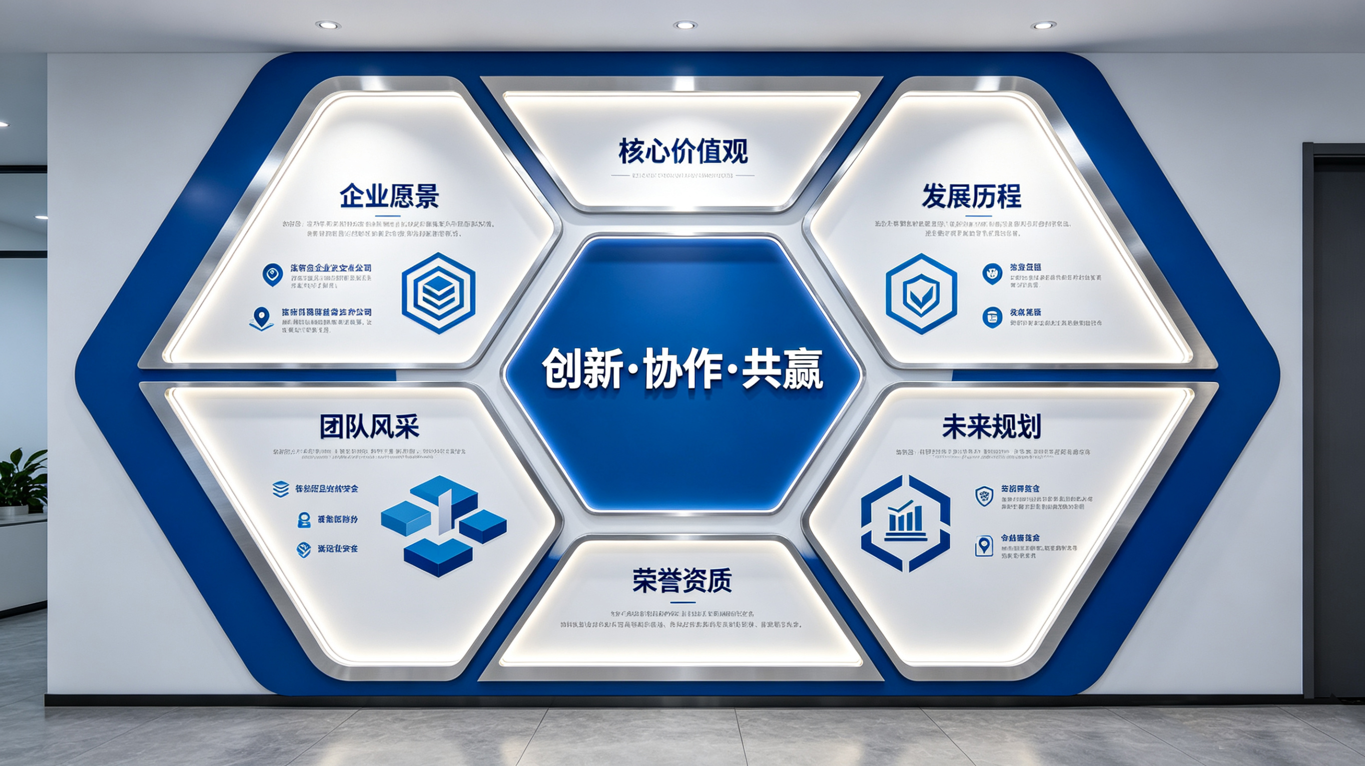 常熟企业文化墙六边形避坑指南（新手常犯5个错误）